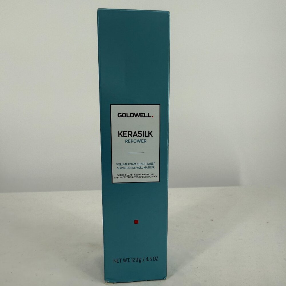 Goldwell Kerasilk Repower Volume Foam Conditioner NEW 4.5 oz Brilliant Color Pro